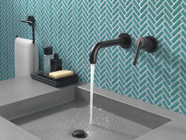 Trinsic Single Handle Wall Mount Bathroom Faucet Trim T3559LF-BLWL