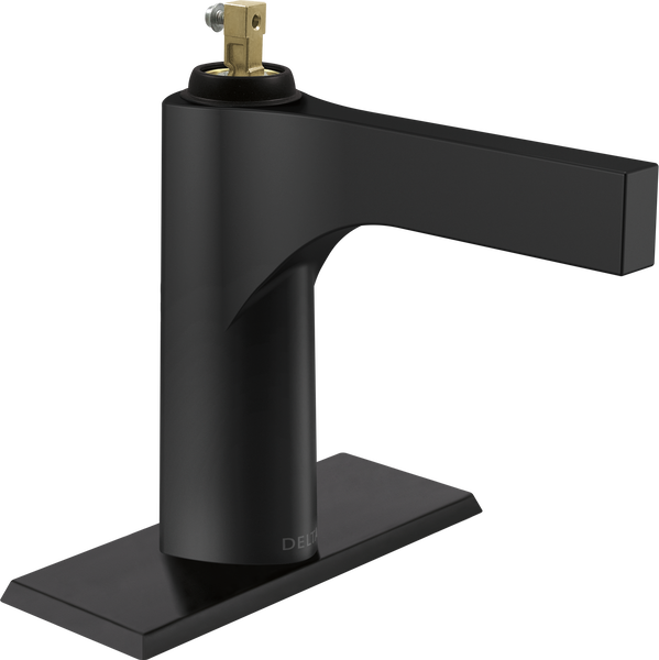 Zura Single Handle Bathroom Faucet - Less Handles In Matte Black 574-BLLPU-LHP-DST