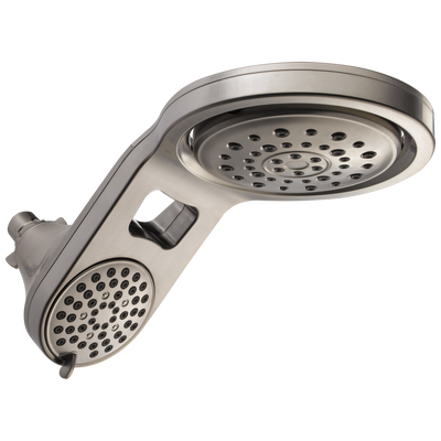 HydroRain 5-Setting Two-In-One Shower Head 58580-SS-PK