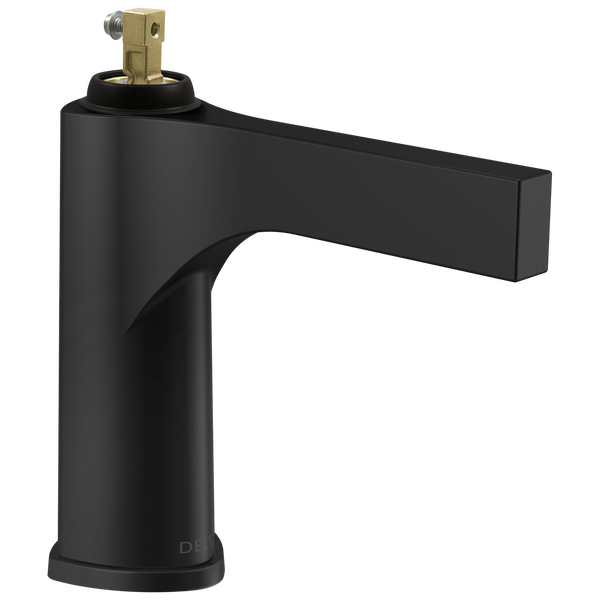 Zura Single Handle Bathroom Faucet - Less Handles In Matte Black 574-BLLPU-LHP-DST